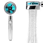 Concepta Hand Shower For Bathroom, High-Pressure Water Saving Shower With 2 Filter Cotton, Hand Shower, 360° Rotating Water Shower Head With Pause Switch Turbocharged - Silver