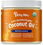 Coconut Oil for Dogs - Certified Organic & Virgin Superfood Supplement - Digestive & Immune Support - 16 OZ