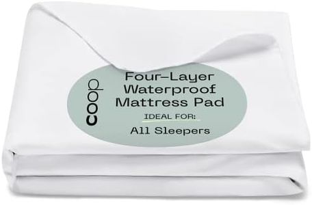 Coop Home Goods Pad for Incontinence Washable - Reusable Waterproof Underpad - 6 Cups Absorbency,Soft,Noiseless,Oeko Tex Certified - Mattress Pad for Adult,Children,Pets - 78 x 39.5 Inches King