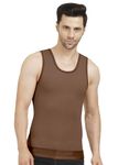 HIGH Compression Full Vest || Zipper-Free Design || Gynecomastia Compression Vest || Tomboy Chest Binder || Chest and Abdomen Support || Chest Shapewear (3XL, Brown)