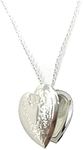 Silver Heart Locket Necklace for Girls Lockets for Women That Hold Pictures Picture Pendant Necklace for Men Best Friend Lockets That Hold Pictures