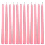 12 Pack Pink Taper Candles - Taper 