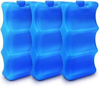 ISUSSER Pack of 3 Reusable Ice Packs for Breastmilk Storage, Bottle Ice Packs for Breastfeeding Mom, Blue