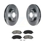 Transit Auto Front Disc Brake Rotors And Semi-Metallic Pads Kit Replacement For Jeep Dodge Patriot Mitsubishi Chrysler Avenger Compass 200 Caliber Outlander Sport Sebring Lancer RVR K8S-100229