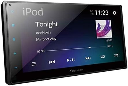 Pioneer SPH-DA160DAB Mechafree 6.8” Capacitive Touchscreen Multimedia Player with Apple CarPlay, Android Auto and USB Mirroring for Android. Bluetooth, DAB/DAB+ Digital Radio, 13-Band GEQ.