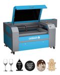 OMTech 100W CO2 Laser Engraver and Cutter with Industrial Water Chiller, 700x500mm Laser Cutter with Autolift Autofocus & Ruida Controls(Without Forklift Unloading)