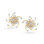 Starstruck Nakshatra Whimsy 14KT Diamond Stud Earrings