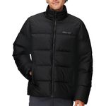 Marmot Men's Guides Down Jacket, Lightweight down jacket, warm winter puffy, water-repellent quilted coat, windproof functional jacket, packable outdoor jacket, Black, M