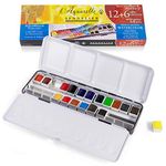 Sennelier French Artists Watercolor Metal Tin Set, 1 Count (Pack of 1), Multicolor