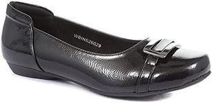 Pavers Ladies Wide Fit Slip-On Pump