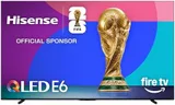 Hisense 100" Class E6 Series QLED 4K UHD Smart Fire TV (100E6QF, 2025 Model) - QLED, Native 144Hz, Dolby Vision IQ · Atmos, Motion Rate 240, HDR 10+, Game Mode Pro, Voice Remote with Alexa