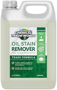 Chemical Trade World - Oil Stain Remover for Hard Surfaces 5L - Heavy-Duty Cleaner for Driveways, Concrete & Paving - Lifts Oil, Grease & Fuel Stains