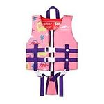 Gogokids Kids Swim Vest Girls Buoyancy Vest - Children Flotation Jacket Girls Swim Jacket Toddler Float Swimwear for 2-9 Years Old Kids