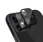 Ysiueng [Upgrade 2-Pack] Camera Lens Protector For Iphone 11(6.1), 12 Mini(5.4), Tempered Glass Camera Protection Film Bubble Free Ultra Thin, High Definition, Anti-Scratch, Anti-Fingerprint (Black)