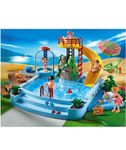 PLAYMOBIL 4858 parallel import goods and water slide (Playmobil) Pool (japan import)