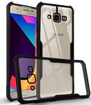 Jkobi Back Cover Case for Samsung Galaxy J7 Nxt (Crystal Glass Back | Camera Protection | Shockproof Bumpers | Professional Black)