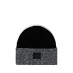 Herschel Unisex's Elmer Beanie Hat, Black/Heather Black, One Size