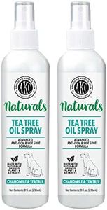 Naturals Tea Tree Oil Spray - Advanced Anti-Itch & Hot Spot Formula - Non-Oily - Made from Plant Extracts - Tea Tree & Chamomile - 2 Pack - 8 Ounce