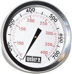 Weber Replacement Thermometer 67088, Center Mount, 2-3/8" Diameter