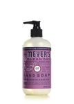 Mrs. Meyer's Clean Day Liquid Hand Soap, Cruelty Free and Biodegradable Hand Wash Made with Essential Oils, Plum Berry Scent, 370 ml Soap Pump Bottle