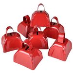 3" Metal Cowbell (1 dozen) - Red