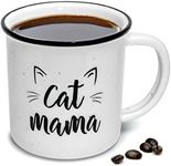 Cat Mama Mug 11 Ounce, Cat Mama Coffee Mug Funny, Cat Mama Coffee Cup, Cat Mom Mug, Cat Mom Cup, Novelty Cat Mug, Kitty Coffee Mug, Cat Mug Cat Lover Gift Idea, Cat Lady Mug, White Coffee Mug