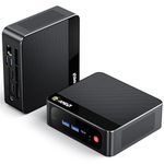 Beelink Mini PC, AMD Ryzen 7 5800H(Up to 4.4GHz, 8C/16T), 16GB DDR4 500GB M.2 NVME SSD, SER5 Pro Mini Computers Support 4K@60Hz Triple Display/HDMI/DP1.4/WiFi 6/BT5.2/USB-C Office Home