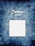 Champion Notebook: 1/3” Hexagonal G