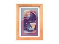 7.3 Inch E-Paper Display ACeP 7-Color E-ink Screen Module With Solid Wood Photo Frame Ultra-Long Standby 800 × 480 (No battery)