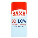 Saxa So-Low Reduced Sodium Salt, 350 g Drum (Pack of 1)