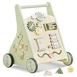 Beright Wooden Baby Walker Push and