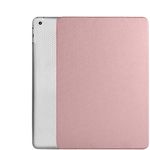 DuraSafe Cases for iPad 9.7 Inch 4 Gen 3 Gen 2012 2 Gen 2011 [iPad 4th 3rd 2nd Old Model ] A1458 A1416 A1395 A1396 A1416 MD525VC/A MD516VC/A Trifold Slim Smart TPU Transparent Back Cover - Rose Gold