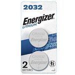 Energizer 2032BP-2N Coin Lithium 2032 Battery, Black