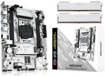 MACHINIST LGA 2011-V3 Motherboard + (2x8GB) 16GB DDR4 RAM, Intel 5th/6th Gen X99 Gaming Motherboard with 2133MHz (PC4-2133) CL15 DIMM Non-ECC 1.2V Desktop Memory C612 Chipset Dual M.2 for E5 V3/V4 K9