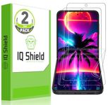 IQShield Screen Protector Compatible with Samsung Galaxy Z Flip 3 (2-Pack) Anti-Bubble Clear TPU Film