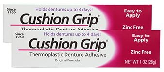 Holding Denture Adhesive