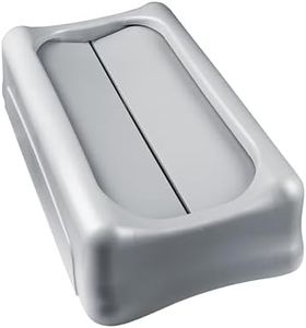 Rubbermaid Commercial Products FG267360GRAY Tapa Basculante para FG3540, FG3541, Estireno Resistente a Impactos, Gris