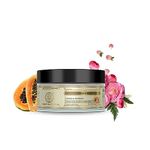 Khadi Natural Rose & Papaya Face Scrub | Ayurvedic Scrub for Face | Moisturizing Face Scrub | Face Scrub for Removing Blackheads | Free From Harsh Chemicals | Suitable for All Skin Types