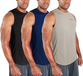 DEVOPS 3 Pack Men's Muscle Shirts S