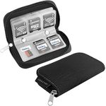 Memory SD Card Case, 2 Packs Micro SD Card Holder Wallet Storage 22 Slot SD Micro SD CF SDHC SDXC MMC Secure Digital Compact Flash Cards