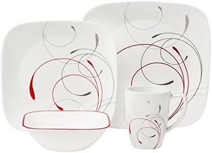 Corelle Square 16-Piece Dinnerware Set, Splendor, Service for 4