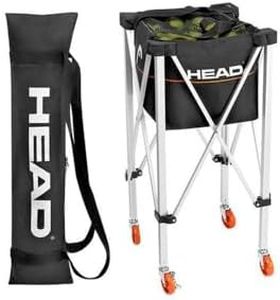 HEAD Tennis Teaching Trolley - Training & Practice Tennis Ball Travel Cart - Holds 120 Balls