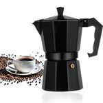 Fychuo Moka Pot, 6 Cup/300ml Italian Espresso Maker Coffee Pot Stove Top Coffee Maker with Antiscald Handle Rubber Sealing Ring Coffee Percolator Maker for Latte Mocha Cappuccino Macchiato