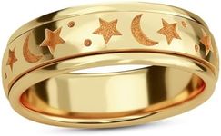 SHOP LC DELIVERING JOY 925 Sterling Silver Ring Vermeil Yellow Gold Plated Size 6 Birthday Christmas Gifts for Women