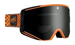 SPY Optic ACE Snow Goggle, Winter Sports Protective Goggles, Color and Contrast Enhancing Lenses, Viper Orange - Happy Gray Green with Black Spectra Mirror Lenses