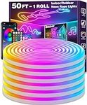 LETIANPAI 50Ft Led Neon Rope Lights