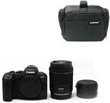 KamKorda Camera Bag + R6 Mark II Mirrorless Digital Camera Body + RF 24-105 f/4-7.1 IS STM Lens + R Mount Adapter, 24.2MP Full-Frame CMOS Sensor, 4K60 10-Bit Internal Video + 2 Year Warranty