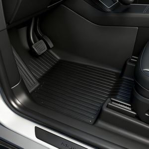SUPER LINER Tesla Model Y 2020 2021 2022 2023 All Weather Floor Mats Front Rear Cargo Liner Mat, Waterproof Anti-Slip Floor Mat Custom Fit for Tesla, Heavy Duty Floor Mats & Trunk Mat