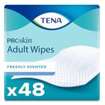 TENA ProSkin Ultra Adult Wipes, 288 Count (6 Packs of 48)