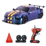 iBlivers RC Drift Car, 1:14 Remote Control Car 4WD Drift GT RC Cars Vehicle High Speed Racing RC Drifting Car Gifts Toy for Boys Kids